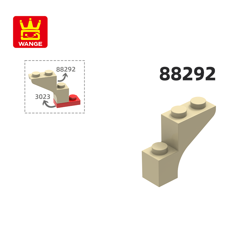 Lego Set City - WANGE 88292 100g/94個入り 1x3x2 アーチ型ブロック（弓付き） ブロックモックカラーシティアクセサリーパーツ対応