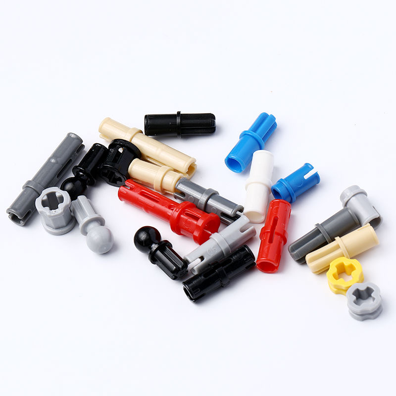 Lego Set Creator - 10 個ボルトピン Moc ハイテク部品 DIY ビルディングブロックアクセサリーレンガ早期教育おもちゃレゴ