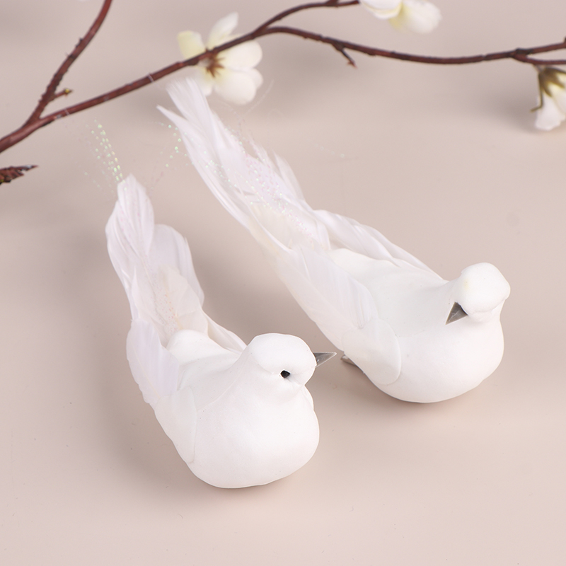 △   1個入り人工鳩鳥、偽鳩、シミュレーション羽根鳩、クリ - Christmas Tree Artificial のレビューと価格