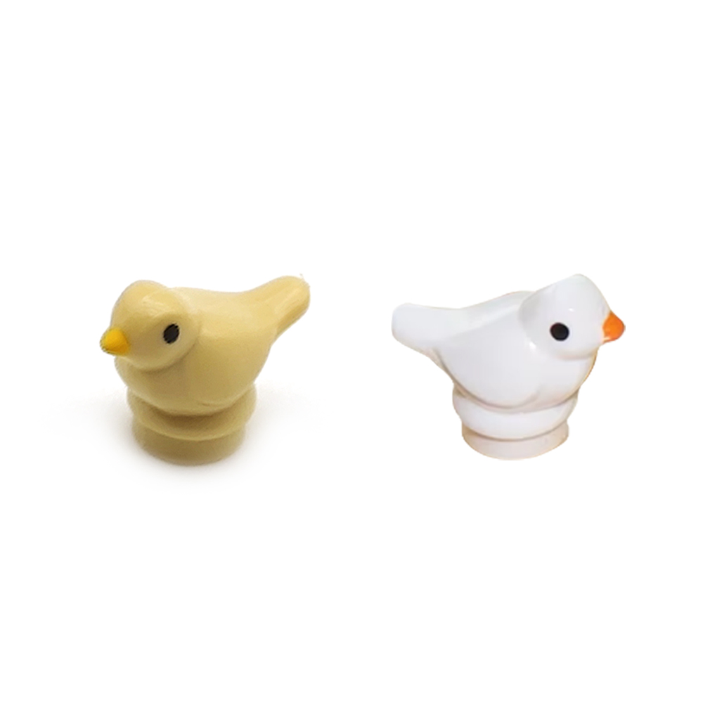 5 個動物ビルディングブロック小さな鳩 MOC 都市動物鳥知 - Lego Set City のレビューと価格