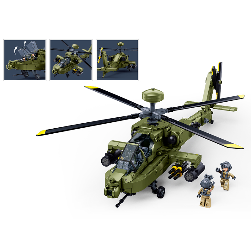 スラバン M38‑B1536 ボーイング AH‑64D アパ - Lego Set City のレビューと価格