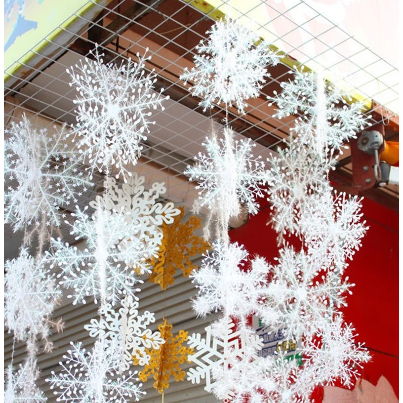 30個入り クリスマススノーフレークオーナメント クリスマス - Christmas Tree Artificial のレビューと価格