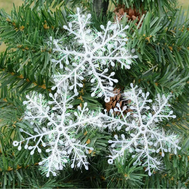 30個入り クリスマススノーフレークオーナメント クリスマス - Christmas Tree Artificial のレビューと価格