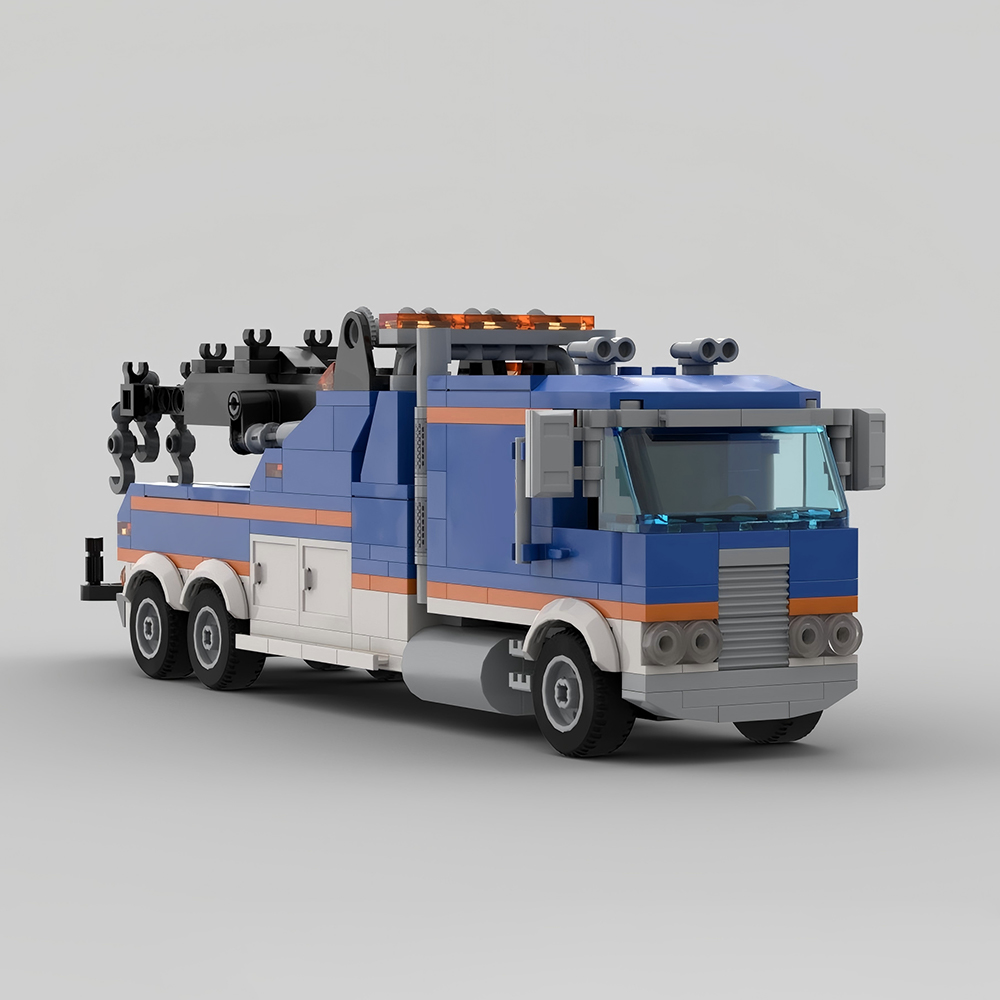新しい MOC シティトラフィックキャブフロントトレーラーモ - Lego Set Creator のレビューと価格