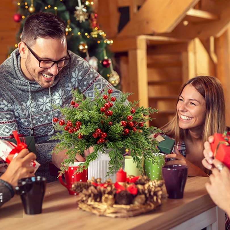 25/50個入り人工植物ヒノキの枝 クリスマスツリー装飾 屋 - Christmas Tree Artificial のレビューと価格