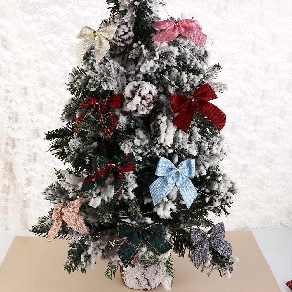 10 ピース/セット布クリスマスチェック柄リボンさまざまなス - Christmas Throw Blanket のレビューと価格